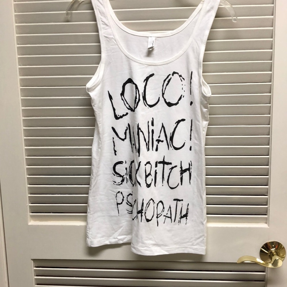 White tank top